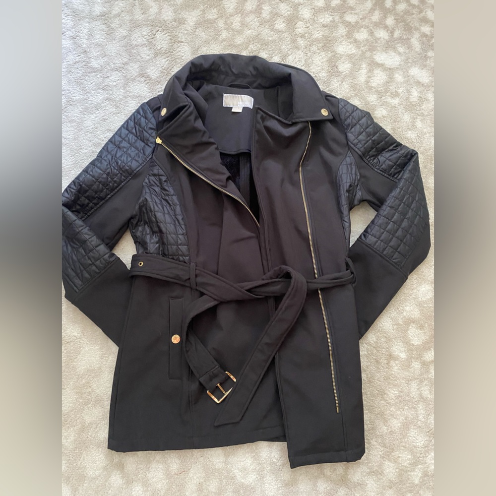 Michael Michael Kors black quilted jacket